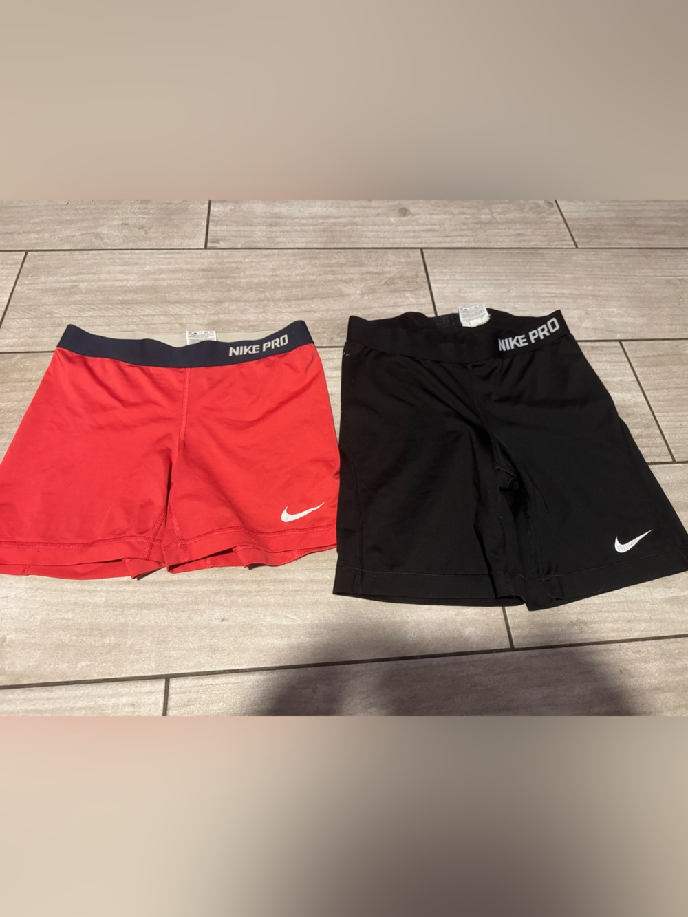 Lot of 2 Nike Pro Women’s Compression Shorts M